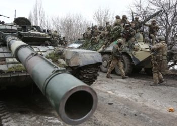 Tropas en Lugansk Foto Anatolii STEPANOV / AFP