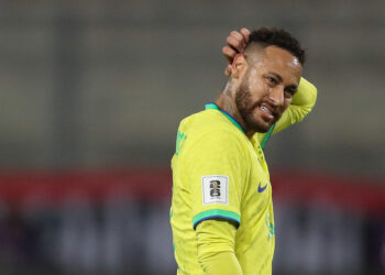 Neymar de Brasil, en una fotografía de archivo. EFE/Paolo Aguilar