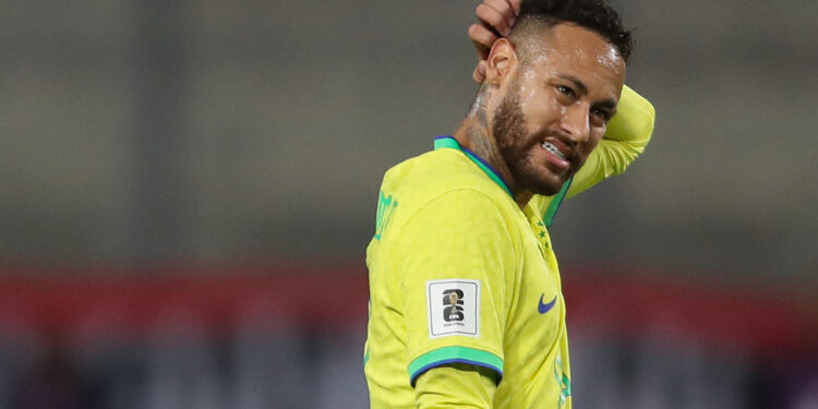 Neymar de Brasil, en una fotografía de archivo. EFE/Paolo Aguilar