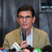 Centrist senator Rodrigo Paz of the Christian Democratic Party (PDC) attends a press conference following his victory in Bolivia's presidential runoff on Sunday, in La Paz, Bolivia, October 20, 2025. REUTERS/Claudia Morales